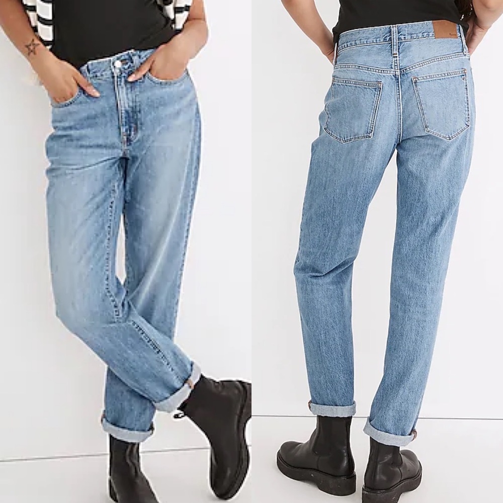 Madewell the slouchy straight leg boyjean Sz 29 nwt